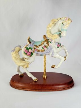 Vintage Lenox Ivory Elegance Carousel Horse 1995 Porcelain Limited Edition